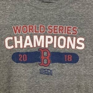 DOUBLE PACK: Boston Red Sox World Series 2013 AND 2018 tees